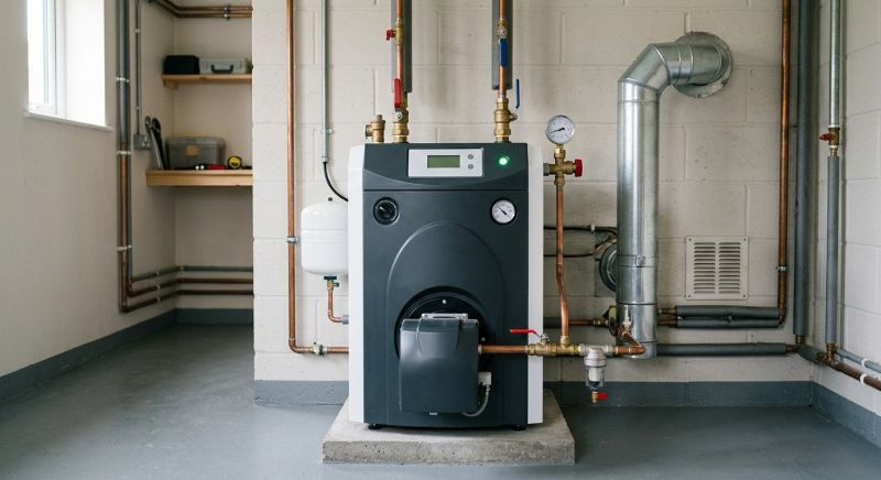 Central Oil Heating Installation