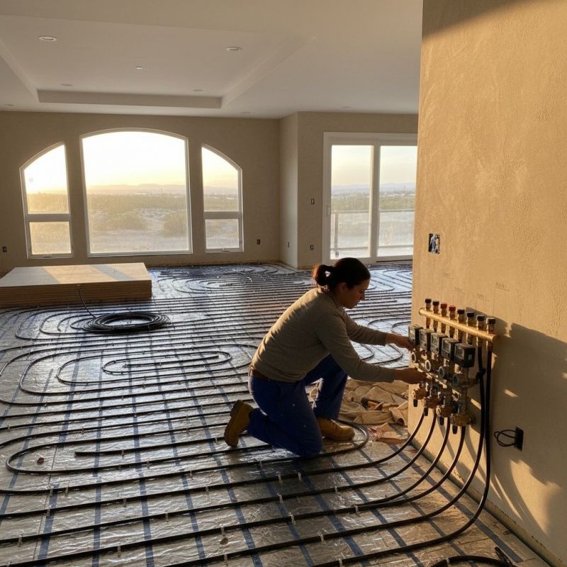 Central Oil Heating Installation