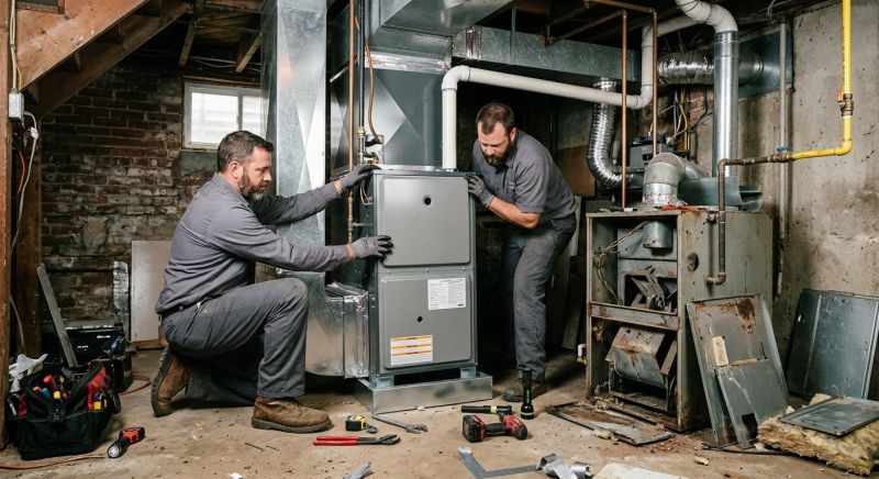 Commercial Gas Furnace Installation