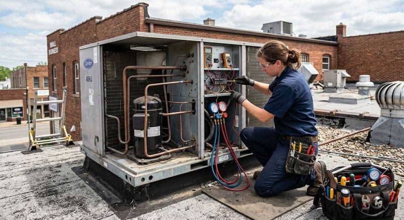 Commercial Refrigeration System Repair