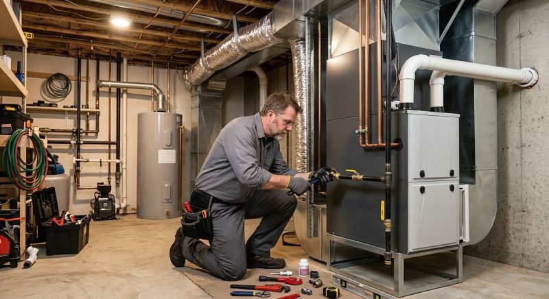Natural Gas Heating Installation
